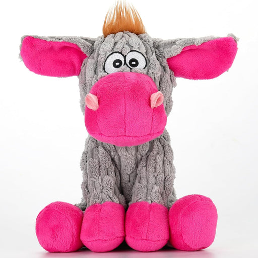 Plush Chew Toys for Large Dogs, Tough Crinkle Stuffed Animal Squeaky Interactive Toys for Small Medium Large Dogs, Keep 