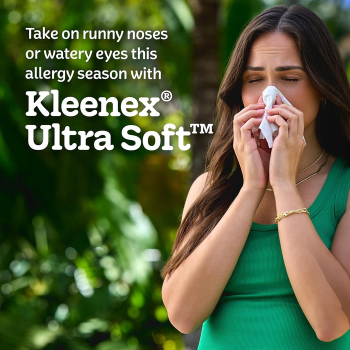 Ultra Soft Facial Tissues, 8 Cube Boxes, 80 Tissues per Box