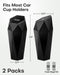 Car Trash Can with Lid, Leakproof, Black, 2 Pack