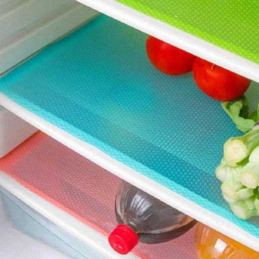 7 PCS Shelf Mats Refrigerator Liners Washable Refrigerator Pads Fridge Mats Drawer Placemats Home Kitchen Gadgets Access