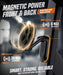 Magnetic Phone Holder for Gym,Adjustable Tripod Mount Ring Black