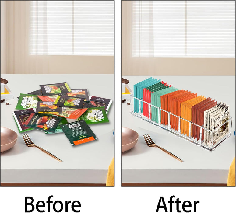 Tea Bag Organizer, Tea Holder, Tea Organizers and Storage, 1 Pack