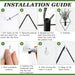 2 Pcs Hanging Artificial Planters Wall Decor, Black, Eucalyptus