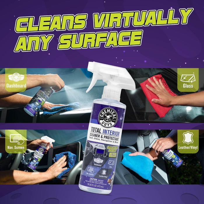 , Total Interior Cleaner & Protectant, Galactic Scent, 16 oz