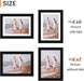 5x7 Picture Frame, Photo Collage Wall Decor Set of 10, Black