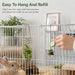 2 Pcs Bird Cage Food Holder, Bird Cage Feeder for Vegetable & Fruit