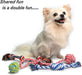 Dog Rope Toys, 4 Pack Cotton Puppy Teething and Chew Toys