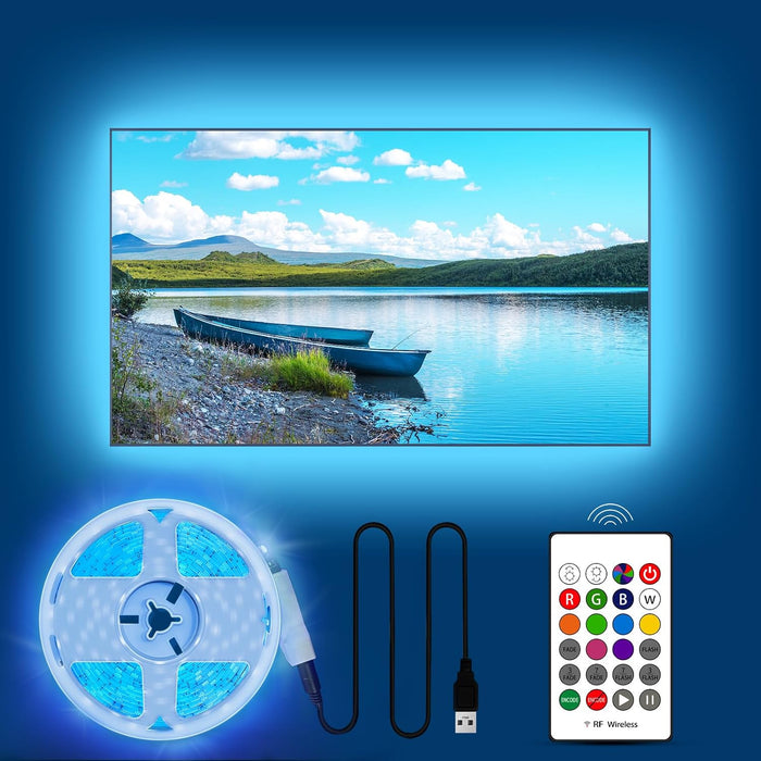 Led Lights for TV 85-95 Inches, 21Ft USB Powered TV Led Backlight, Easy-Bending Design, Ambient Lighting, Gaming Decor
