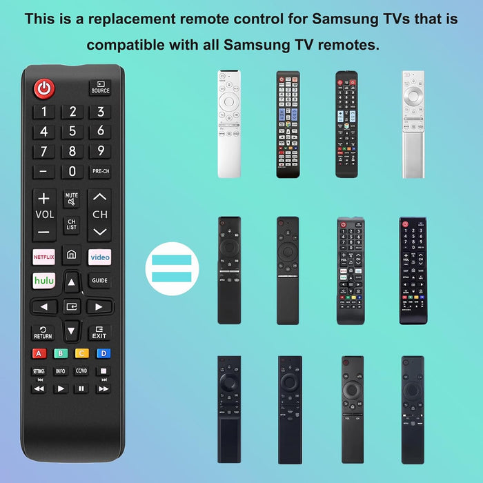 Universal Remote Control for All Samsung TV Compatible with All Samsung LCD LED HDTV 3D Smart TVs Models