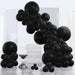 Black Balloons 140pcs Different Sizes of 18 12 10 5 Inch