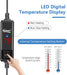 Small Aquarium Betta Heater, Submersible Fish Tank Heater 10W/25W/50W/100W with LED Digital Display, Suitable for Marine