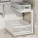 2 Pack Under Sink Organizer With Next-Gen Ball-Bearing Slides,2-Tier Precision Mesh Pull Out Cabinet Drawers Storage for