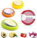 Set of 4 Reusable Fruit and Veggie Savers - Ideal for Avocados, Tomatoes, Apples, Garlic, Onions, and More