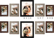 Picture Frames Collage Wall Decor 10-Pack, Gallery Wall Frame Set with 8x10 5x7 4x6 Frames in 3 Different Finishes