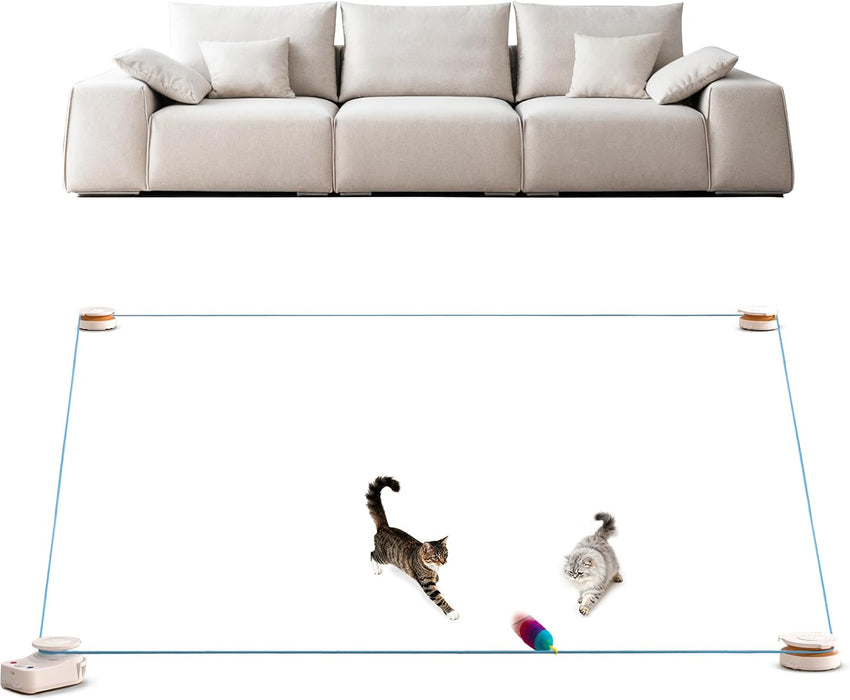 Interactive Cat Toy for Indoor Cat,Automatic Treadmill for Exercise