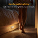 Rechargeable Battery Night Light with Motion Sensor, Portable Mini Warm White LED Stick-on Closet Light, Adjustable Brightness for Bathroom, Bedroom, Kitchen, Cabinet, Stairs, Hallway, 2-Pack
