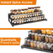 3-Tier Spice Rack Organizer for Kitchen Cabinet or Pantry, 16"-29" Expandable Spice Organization Shelf, Seasoning Organi