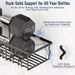 8 Pack Adhesive Bathroom Holders & Dispensers for Kids & Adults, Black