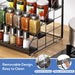 Spice Rack Organizer for Cabinet, 4 Tiered Spice Rack Organizer, Tiered Adjustable Spice Shelf for Kitchen Countertop Or