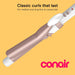 Curling Iron, Double Ceramic, 1" Barrel, White/Rose Gold