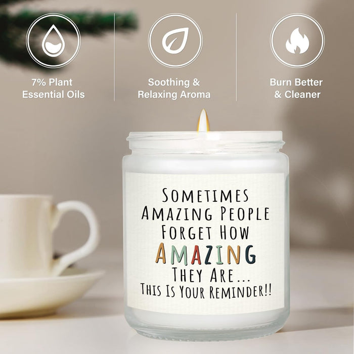 Gifts for Women, Birthday Gifts for Women- You're Amazing Candle