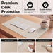Desk Mat, Beige, 23.6" x 13.8", Desk Pad Protector