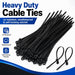 200 Pack 6 Inch Plastic Zip Ties with Screw Holes