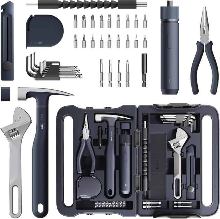 40-Piece Tool Kit for Home Improvement, Household Essentials & DIY