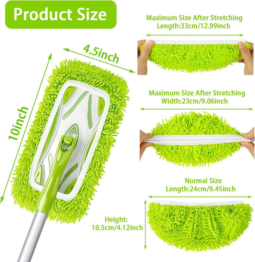Reusable Dry Sweeping Cloths Microfiber Wet Mop Pads Compatible with Swiffer Sweeper Mop Replacement Sweeping Mopping pa
