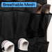 Over the Door Shoe Organizer, 24 Large Pockets, Black