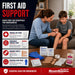 70180 72 Hour Emergency Kit, 1-Person, 3-Day Backpack, Includes First Aid Kit, Survival Blanket, Emergency Food Portable Disaster Preparedness Go-Bag for Earthquake, Fire, Flood