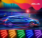 Car LED Lights, RGB Smart Car Interior Lights, App Control