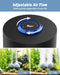 Aquarium Air Pump, 3W Powerful Dual Outlet Adjustable Oxygen Aerator