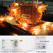 2 Pack Fall Decorations for Home Maple Leaf Lights Total 20ft 40 LED
