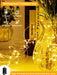66FT 200 LED Fairy Lights Plug in, 8 Modes Twinkle Lights Warm White