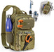 Blowbak Fishing Sling Bag, Fishing Backpack with Rod Holder