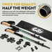 100% Carbon Fiber Trekking Poles by USA Brand - Ultra Strong Lightweight Collapsible Hiking Poles with Cork and EVA Foam