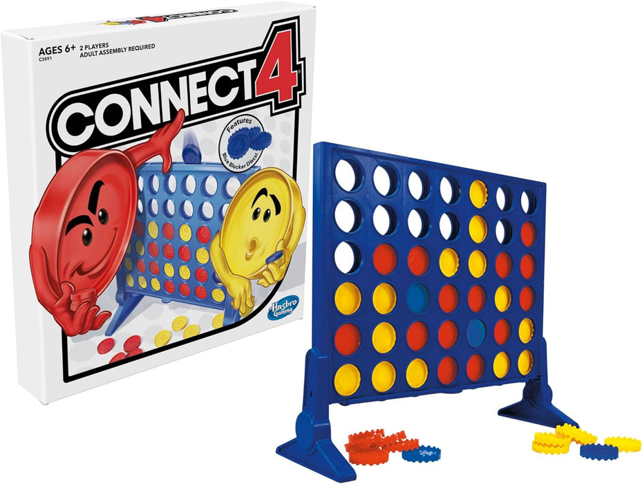 Connect 4 Strategy Board Game for Ages 6 and Up (Amazon Exclusive)