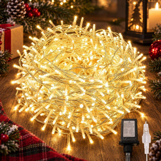 Connectable 240LED 88Ft String Lights, Christmas Lights Indoor Outdoor