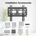 Fixed TV Wall Mount for 14-42" TVs Low Profile Wall Mount TV Bracket
