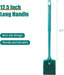 Fish Tank Cleaning Tools, Aquarium Double Sided Sponge Brush, Algae Scraper Cleaner with Long Handle