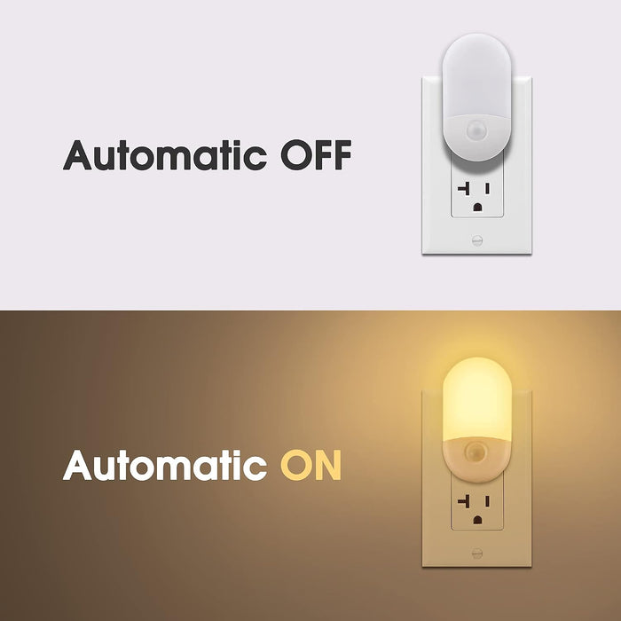 Night Lights Plug into Wall, [2 Pack] LED Dimmable Night Light