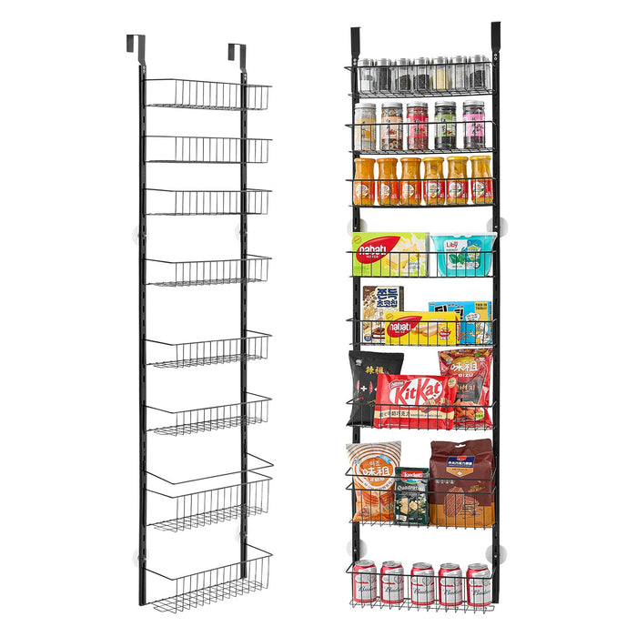 Eight-Tier Over-Door Pantry Organizer