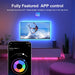 LED Lights for TV, 16.4 ft TV LED Backlight for 55-75 Inch, RGB LED Strip Lights Behind TV with APP Remote Control, Musi