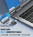 Mouse Jiggler Undetectable USB-C Mouse Mover with Switch Button, Automatic Type-C Wiggler with 2 Jiggle Modes, Plug & Pl
