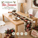 Christmas Decorations - Xmas Balls Snowflake Pine Cone Table Runner