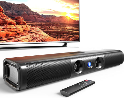 17 Inch Sound Bar for Smart TV, Dual‑Horn Port for Rich Deep Bass