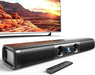 17 Inch Sound Bar for Smart TV, Dual‑Horn Port for Rich Deep Bass