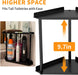 2 Tier Bathroom Counter Organizer, Vanity Organizer Corner Shelf