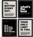 Motivational Inspirational Office Wall Art Decor Prints Set of 4